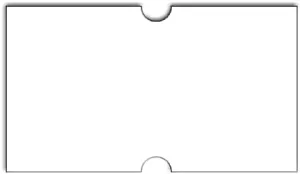 240,000 Motex 5500 Compatible White Hi-Tack Labels for Motex MX-5500 Price Guns. Full Case. NO Security cuts.