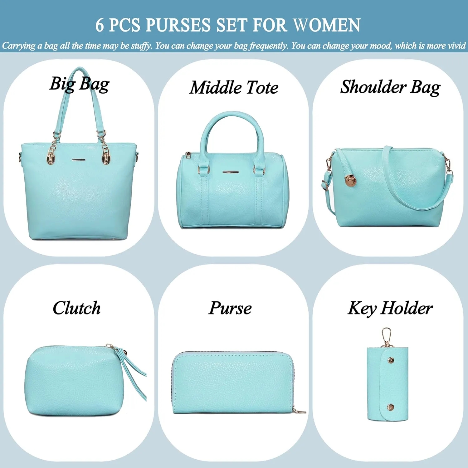 2E-youth Designer Purses and Handbags for Women Satchel Shoulder Bag Tote Top Handle Bag