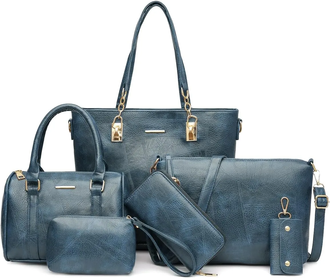 2E-youth Designer Purses and Handbags for Women Satchel Shoulder Bag Tote Top Handle Bag