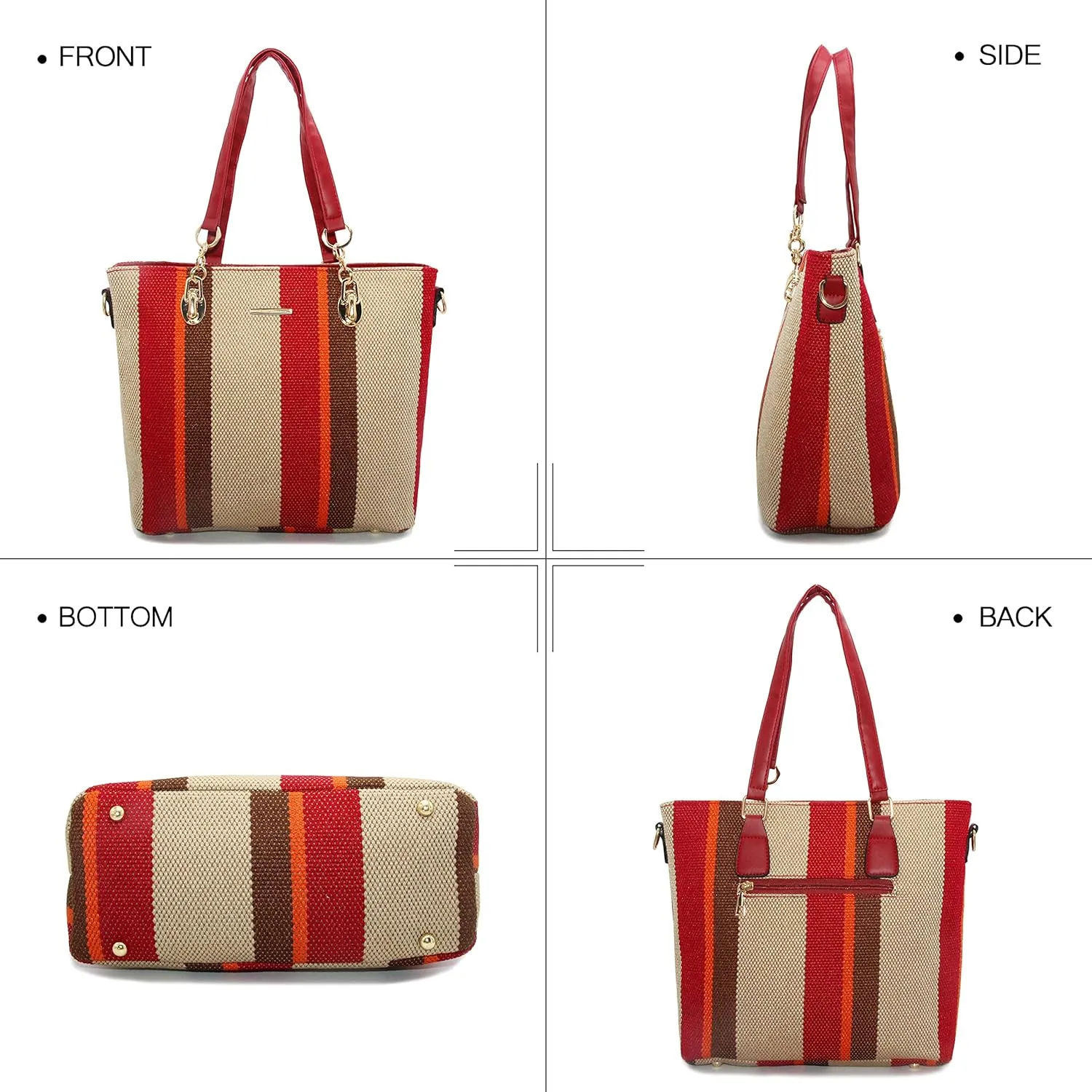 2E-youth Designer Purses and Handbags for Women Satchel Shoulder Bag Tote Top Handle Bag