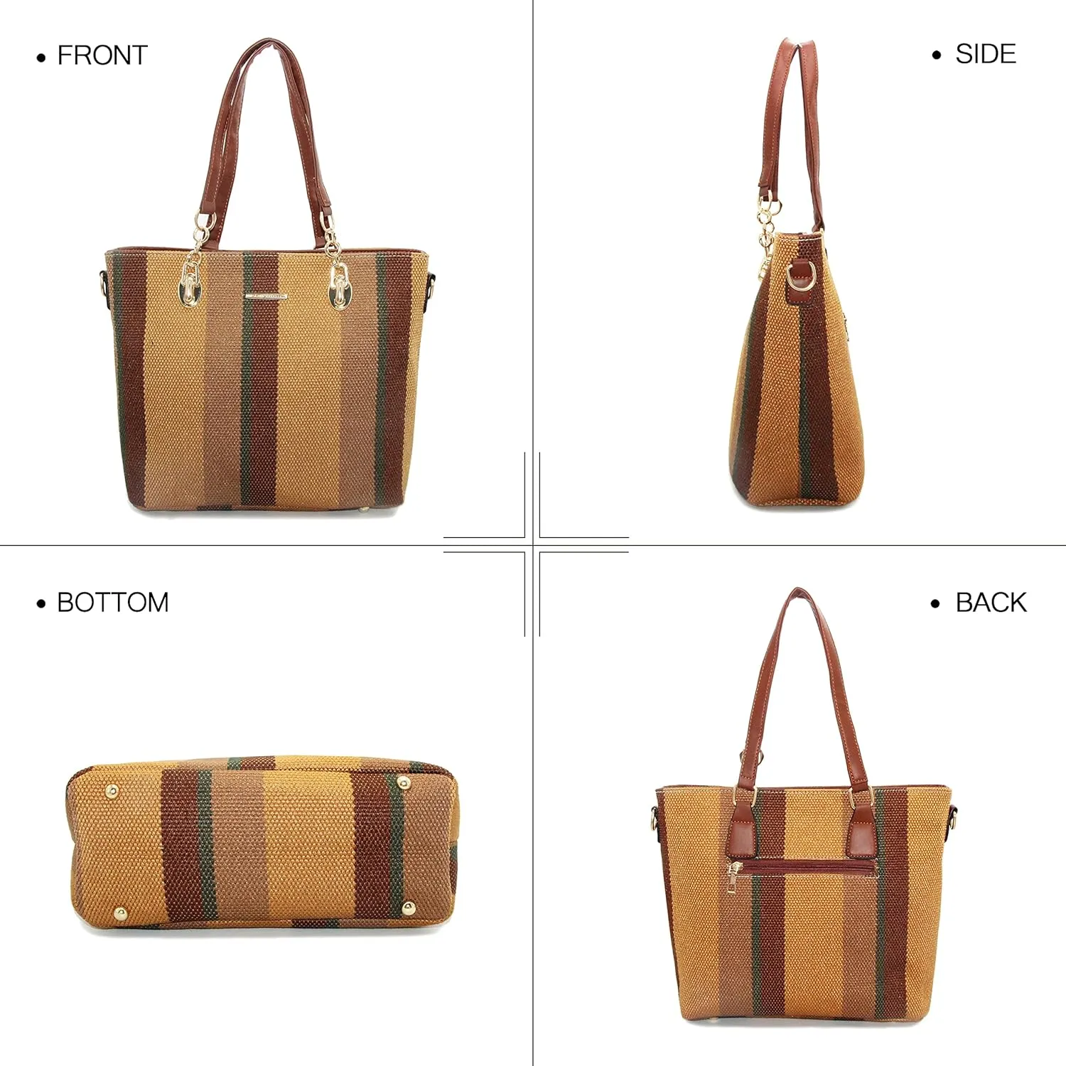 2E-youth Designer Purses and Handbags for Women Satchel Shoulder Bag Tote Top Handle Bag