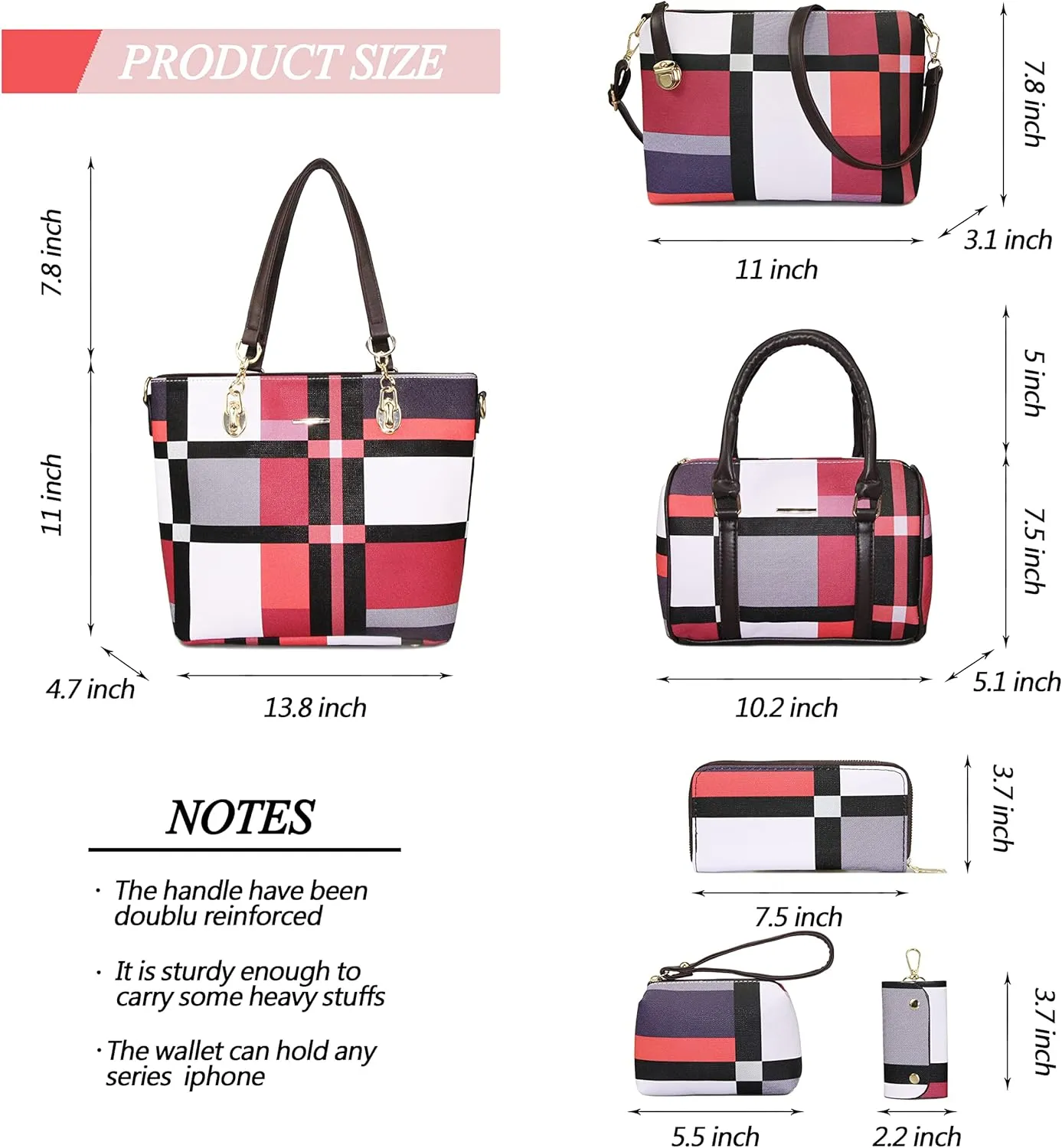 2E-youth Designer Purses and Handbags for Women Satchel Shoulder Bag Tote Top Handle Bag