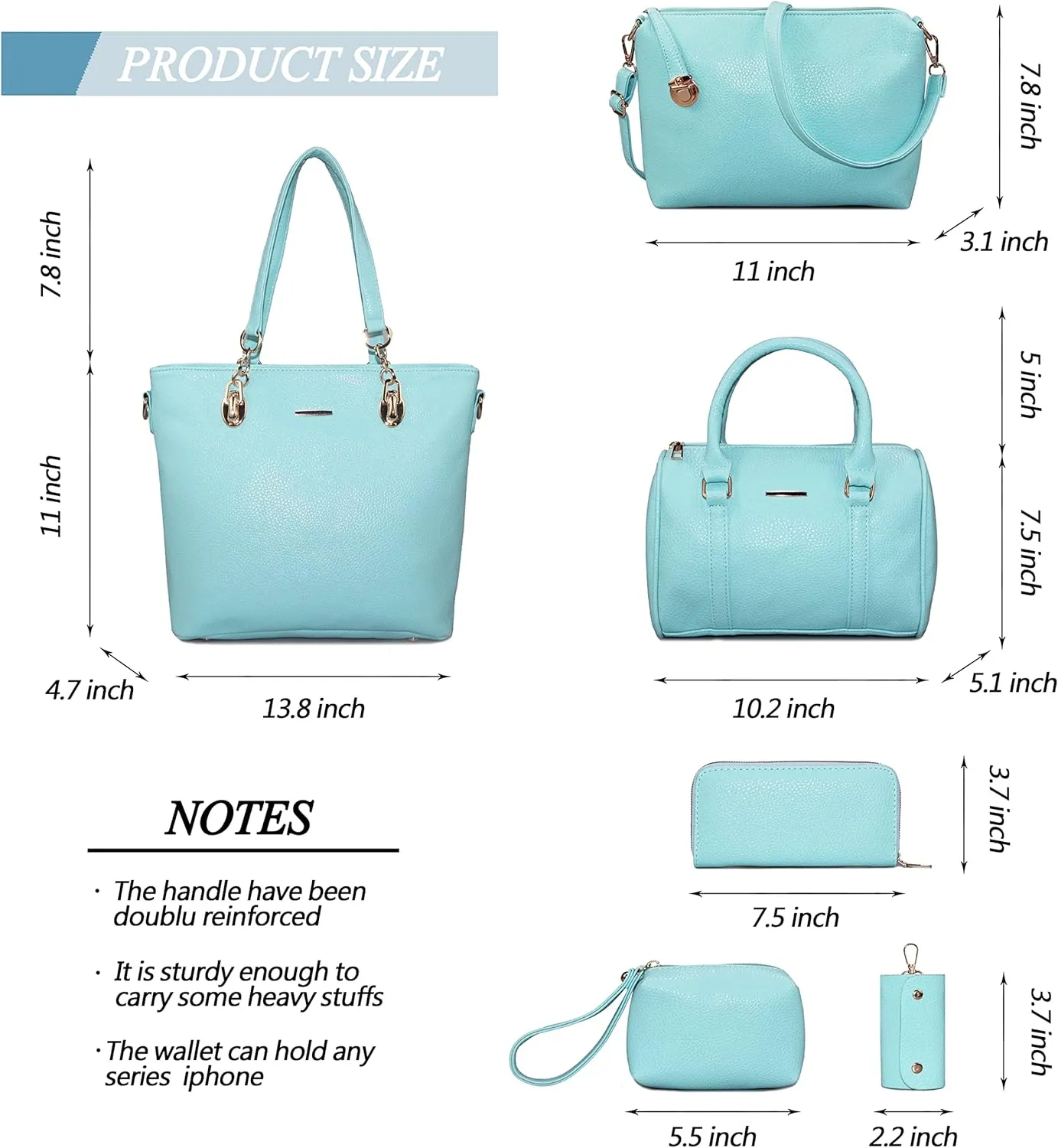2E-youth Designer Purses and Handbags for Women Satchel Shoulder Bag Tote Top Handle Bag