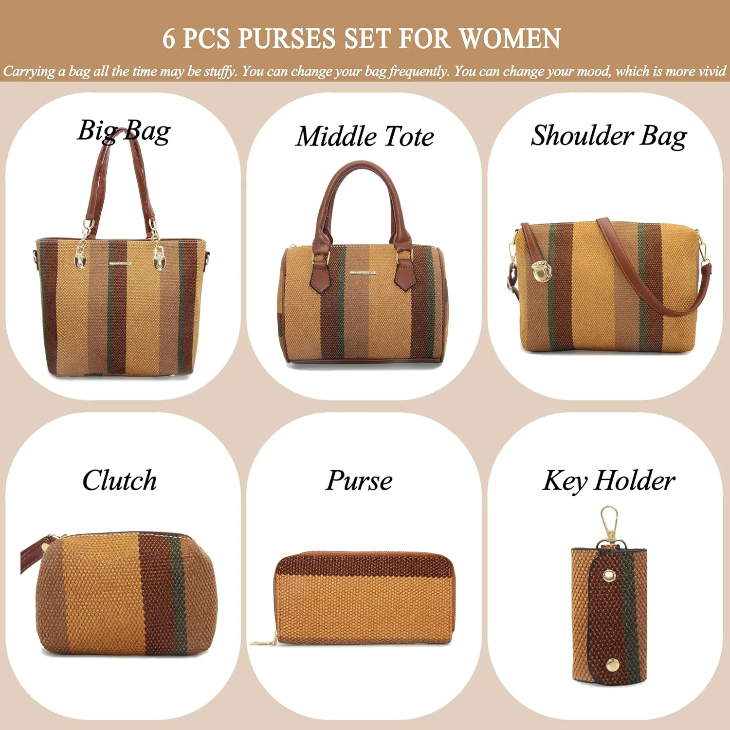 2E-youth Designer Purses and Handbags for Women Satchel Shoulder Bag Tote Top Handle Bag