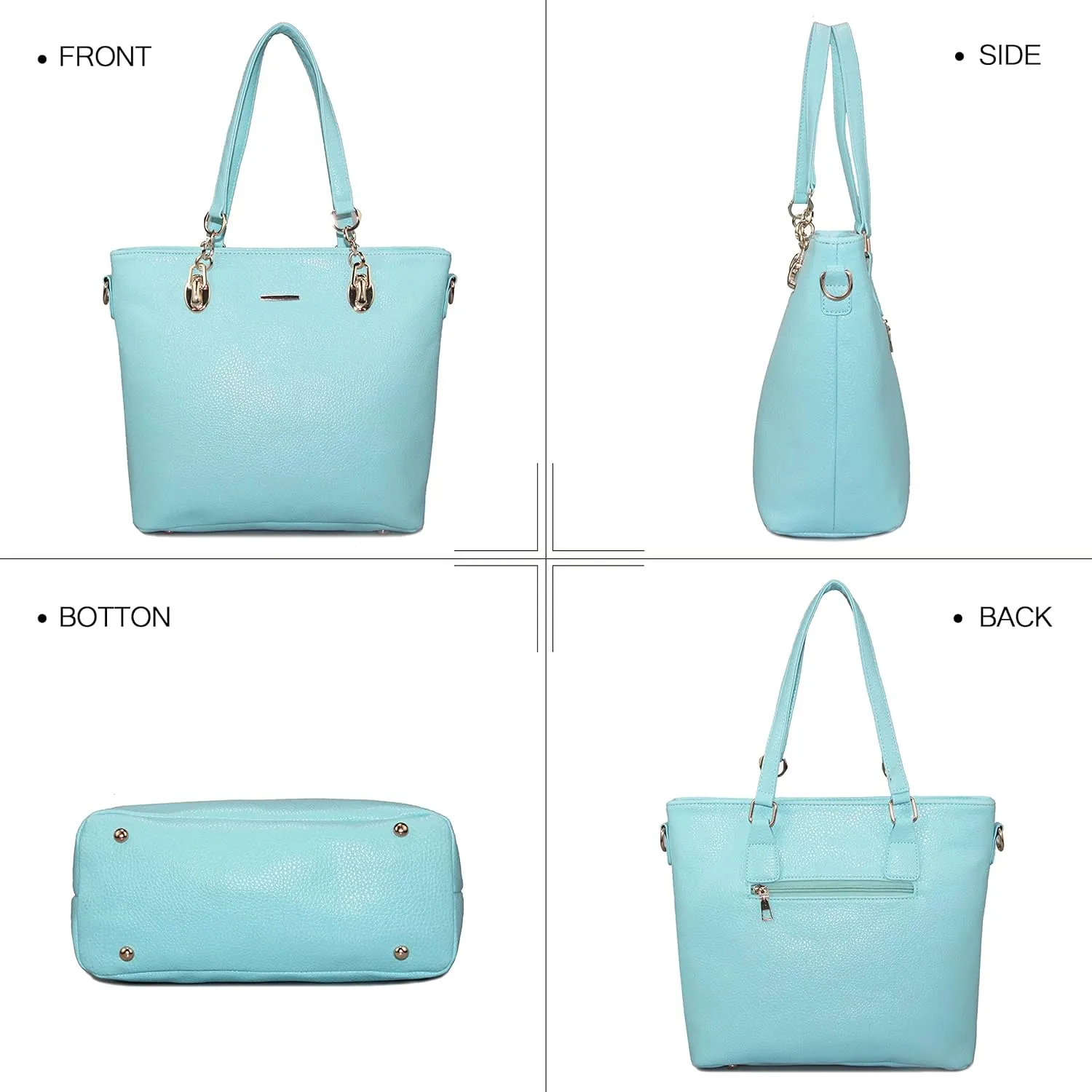 2E-youth Designer Purses and Handbags for Women Satchel Shoulder Bag Tote Top Handle Bag