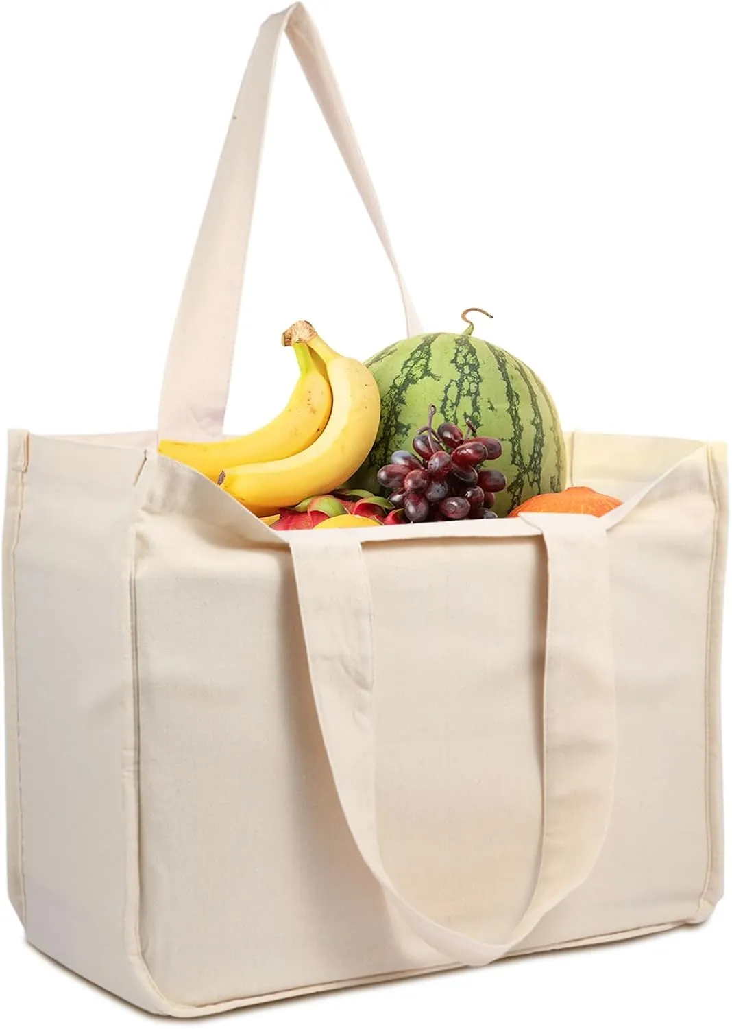 3Pack Canvas Grocery Bags | Tote Shopping Bags | Reusable Shopping Bags | Washable | Sublimation | Travel | Bulk | ECO