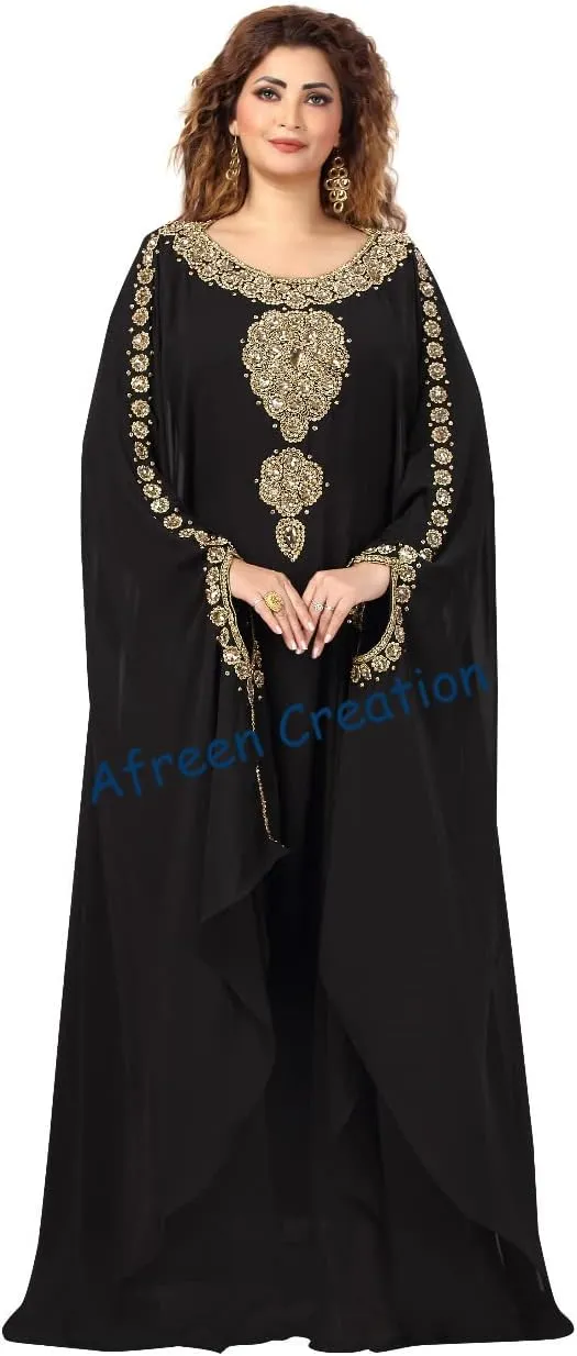 ADIBA CREATION Sale New Moroccan Dubai Kaftans Farasha Abaya Caftan Long Gown Eid Ramada Dress