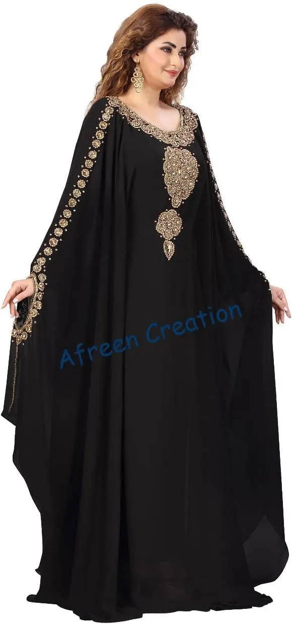 ADIBA CREATION Sale New Moroccan Dubai Kaftans Farasha Abaya Caftan Long Gown Eid Ramada Dress