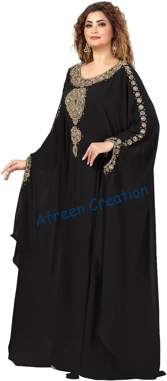 ADIBA CREATION Sale New Moroccan Dubai Kaftans Farasha Abaya Caftan Long Gown Eid Ramada Dress
