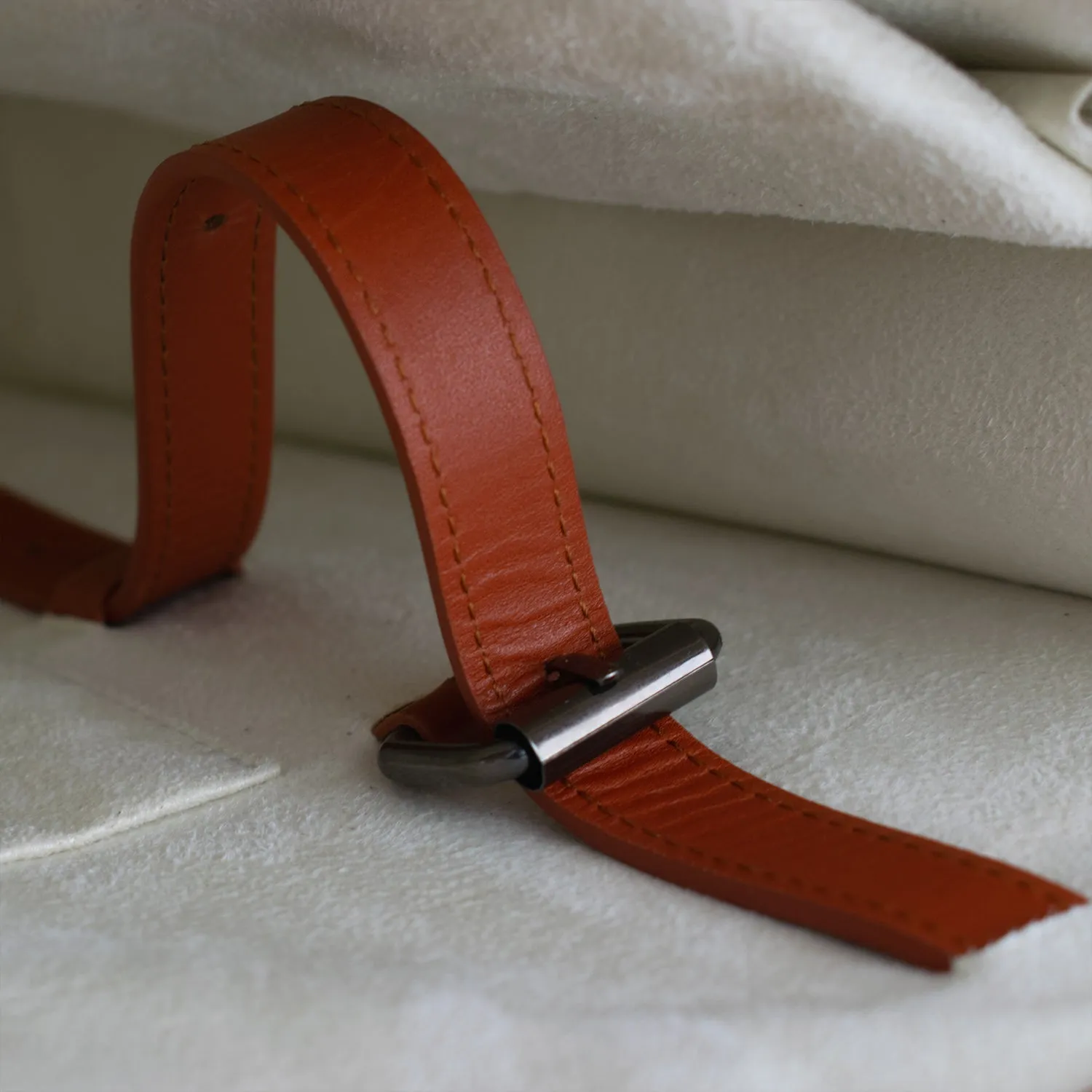 Adjustable Tote Bag in Rust Brown