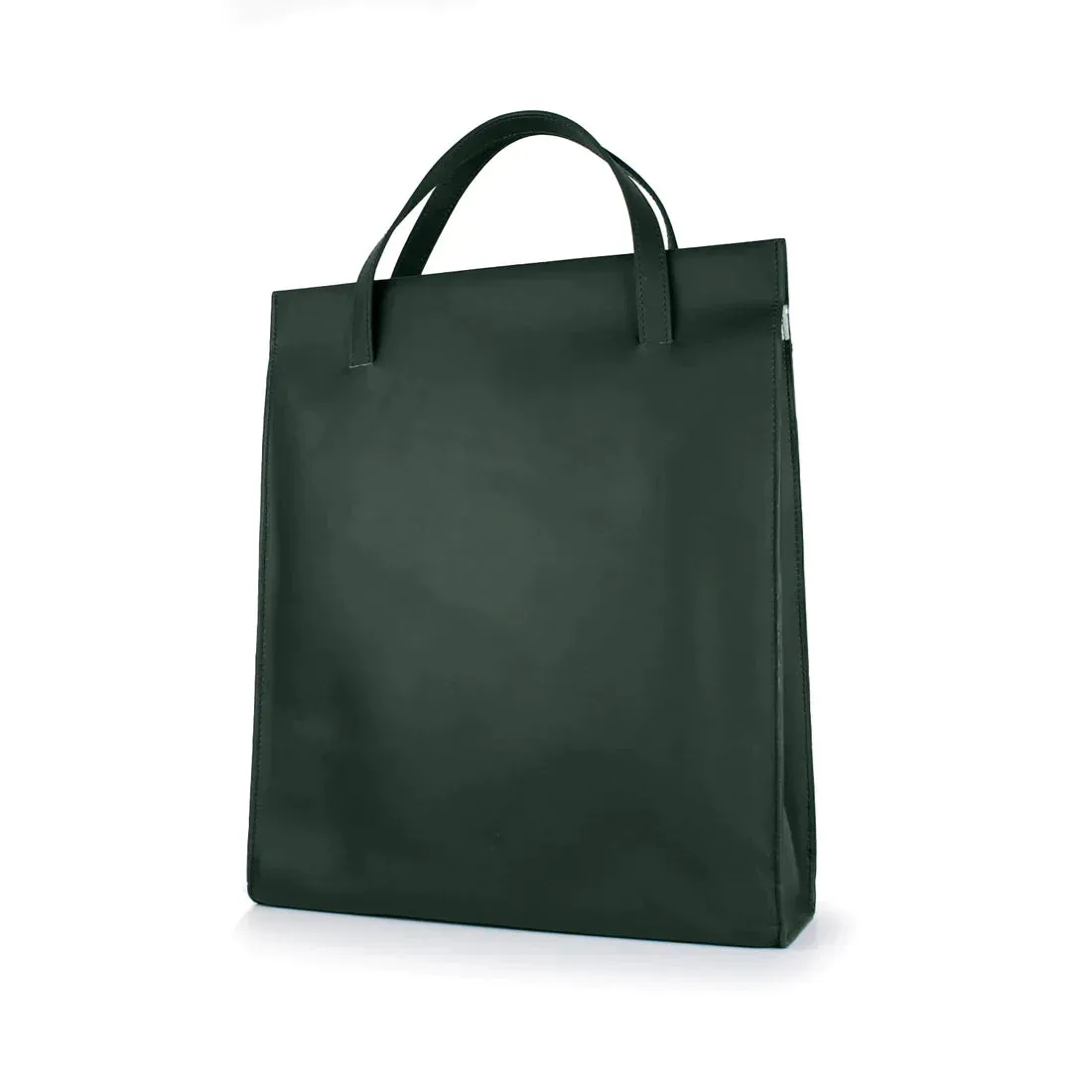 Adjustable Tote Bag in Rust Brown