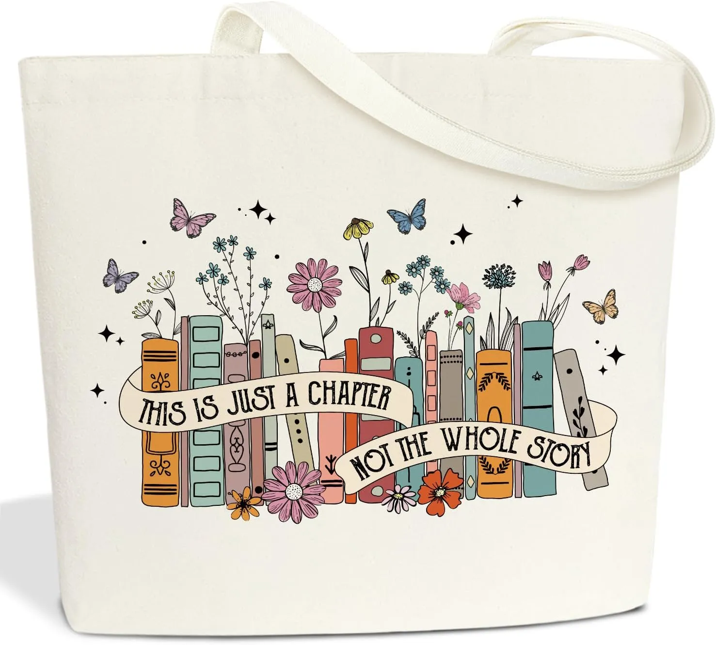 Aesthetic Canvas Tote Bag Cute Reusable Grocery Bags Shopping Tote Bag for Women