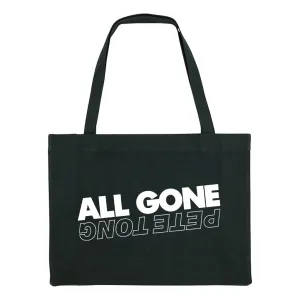 AGPT White Logo Woven Shopping Bag