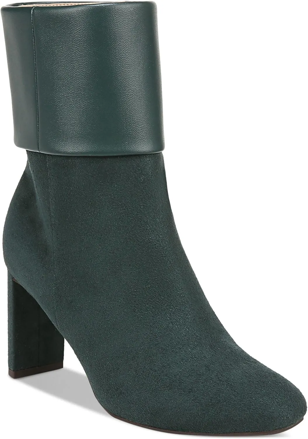Alfani Womens Ajojo Faux Suede Mixed Media Booties
