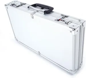 Aluminum Framed Locking Gun with Customizable ABS Foam Case and Lock Box Hard Storage Carry Case Pistol Safe Portable Protector Travel Case for Home Bedside Nightstand Car Travel