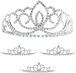 Anderson's Sasha Queen and Princess Tiara Sets, Women, Girls, Prom, Homecoming Coronation