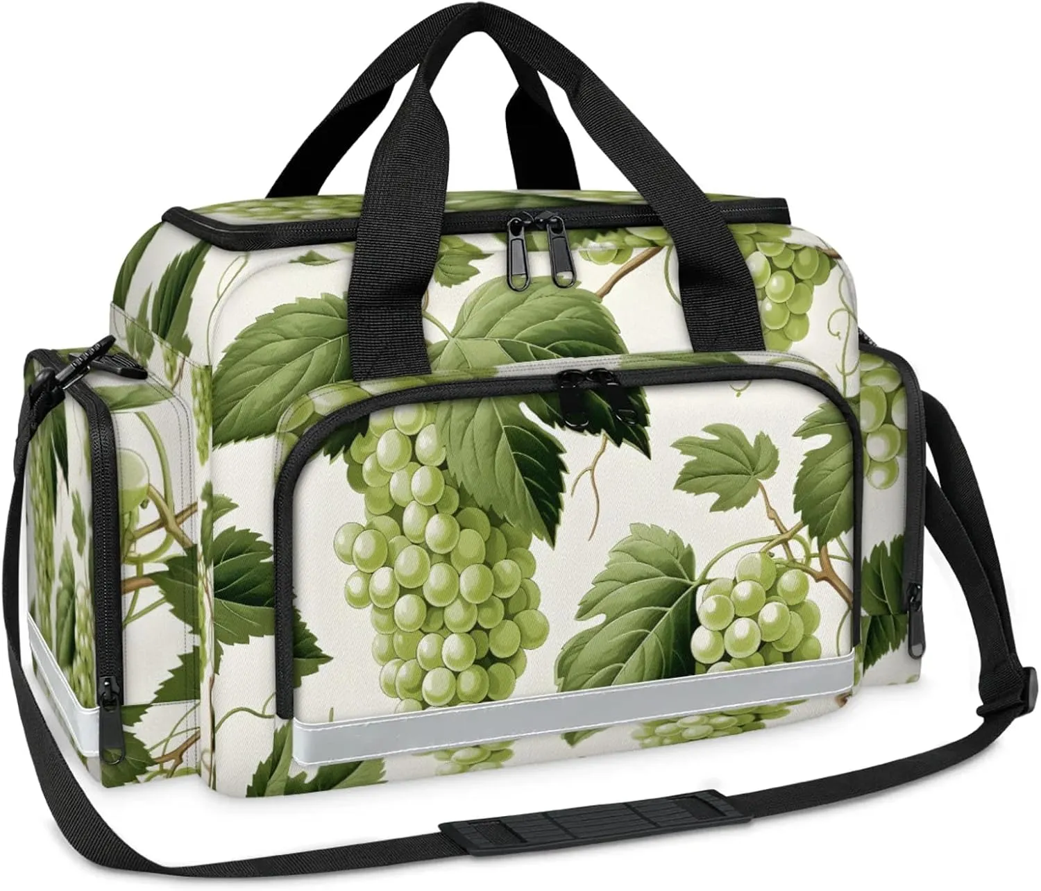 Anti-Scratch Duffle Bag for Travel 25x17.7x11.2 Inch - Waterproof Duffel Bag for Camping Fitness, Durable EMS Gear for First Responders Green Grape