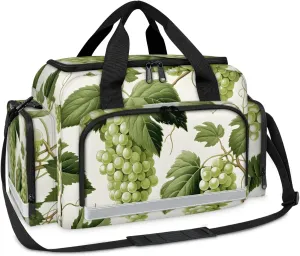 Anti-Scratch Duffle Bag for Travel 25x17.7x11.2 Inch - Waterproof Duffel Bag for Camping Fitness, Durable EMS Gear for First Responders Green Grape