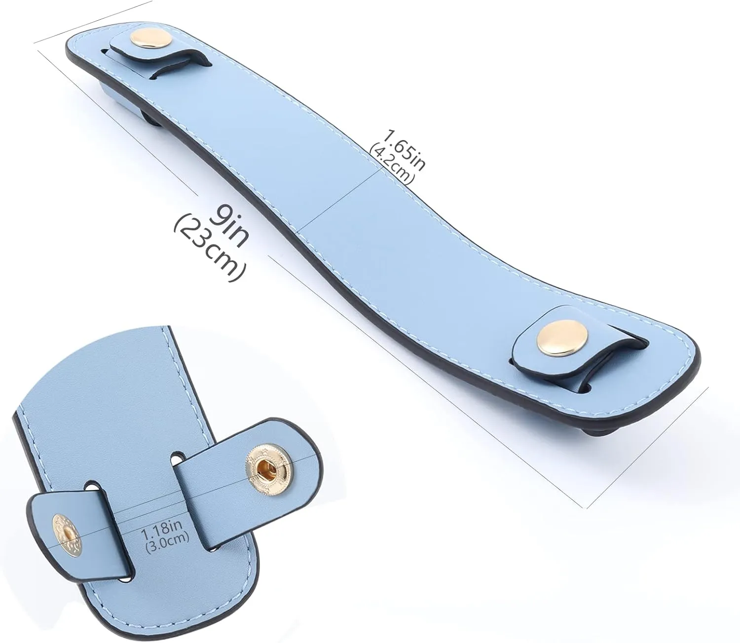 Anti-Skid and Reduced Leather Shoulder Strap pad for Shopping Bags,Tote Bags,Work Handbags and Other Women Accessories