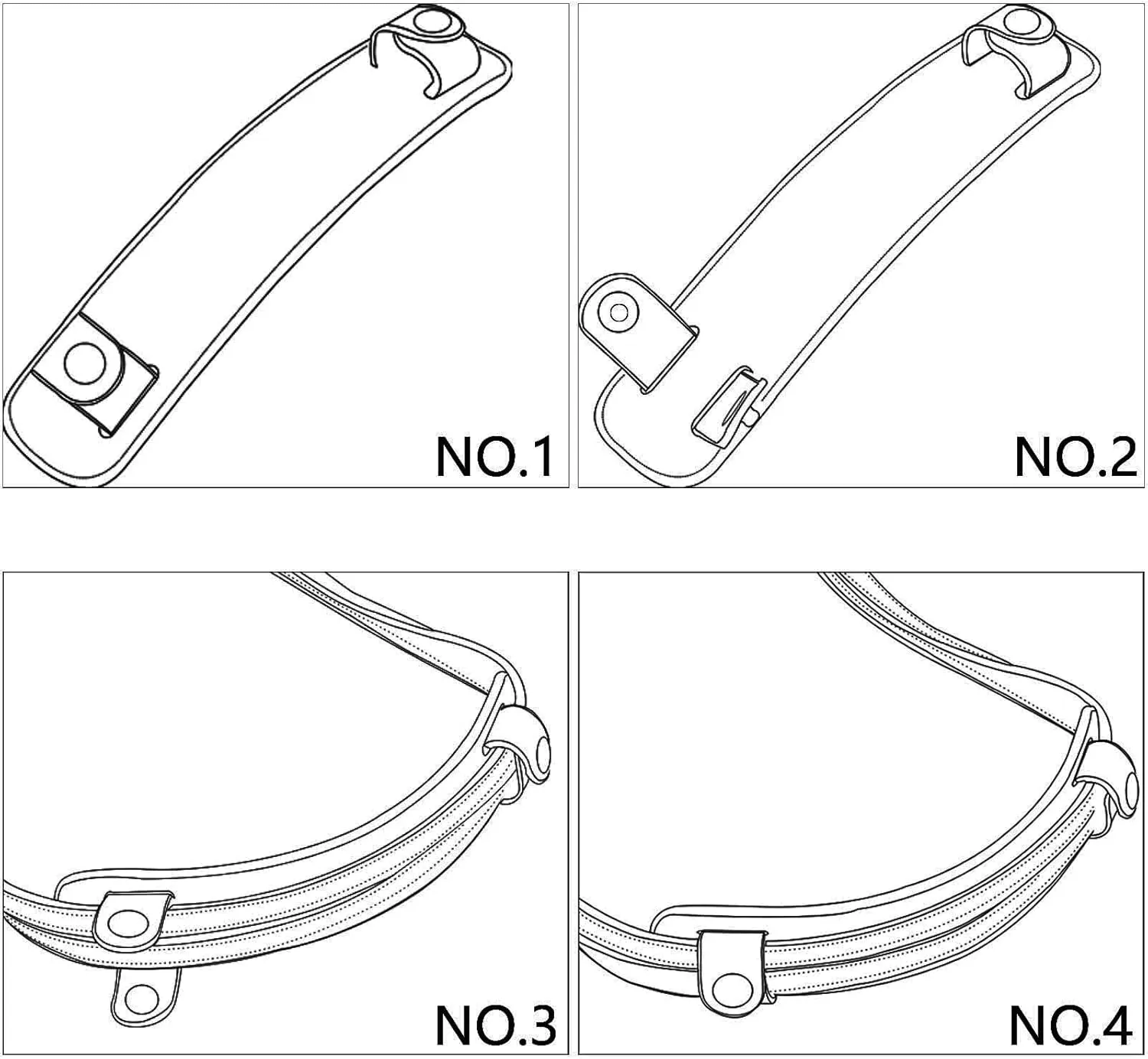 Anti-Skid and Reduced Leather Shoulder Strap pad for Shopping Bags,Tote Bags,Work Handbags and Other Women Accessories