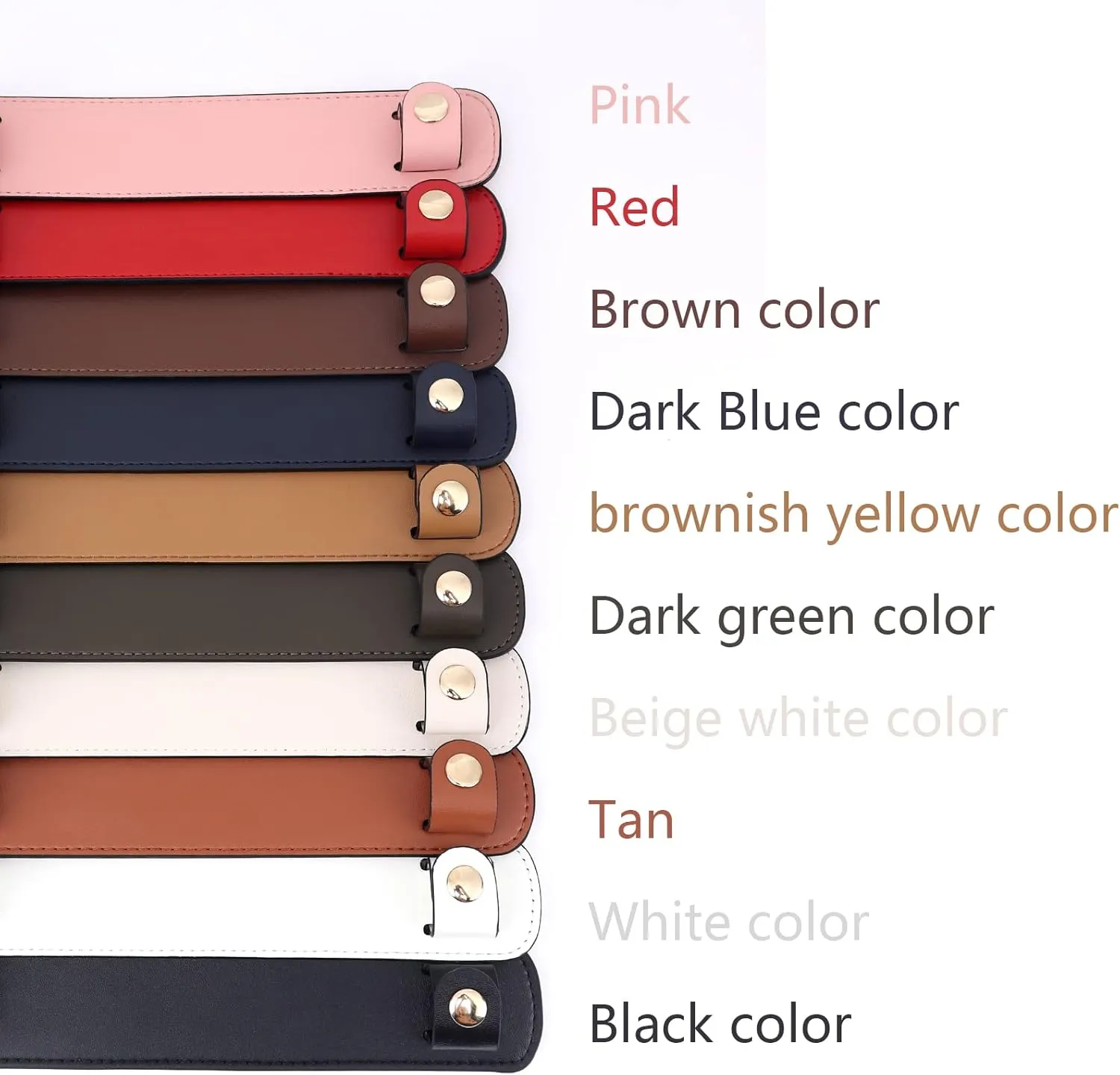 Anti-Skid and Reduced Leather Shoulder Strap pad for Shopping Bags,Tote Bags,Work Handbags and Other Women Accessories