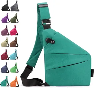 Anti Theft Travel Bag, Large Crossbody Bags for Women Men, Waterproof Lightweight Shoulder Sling Bags