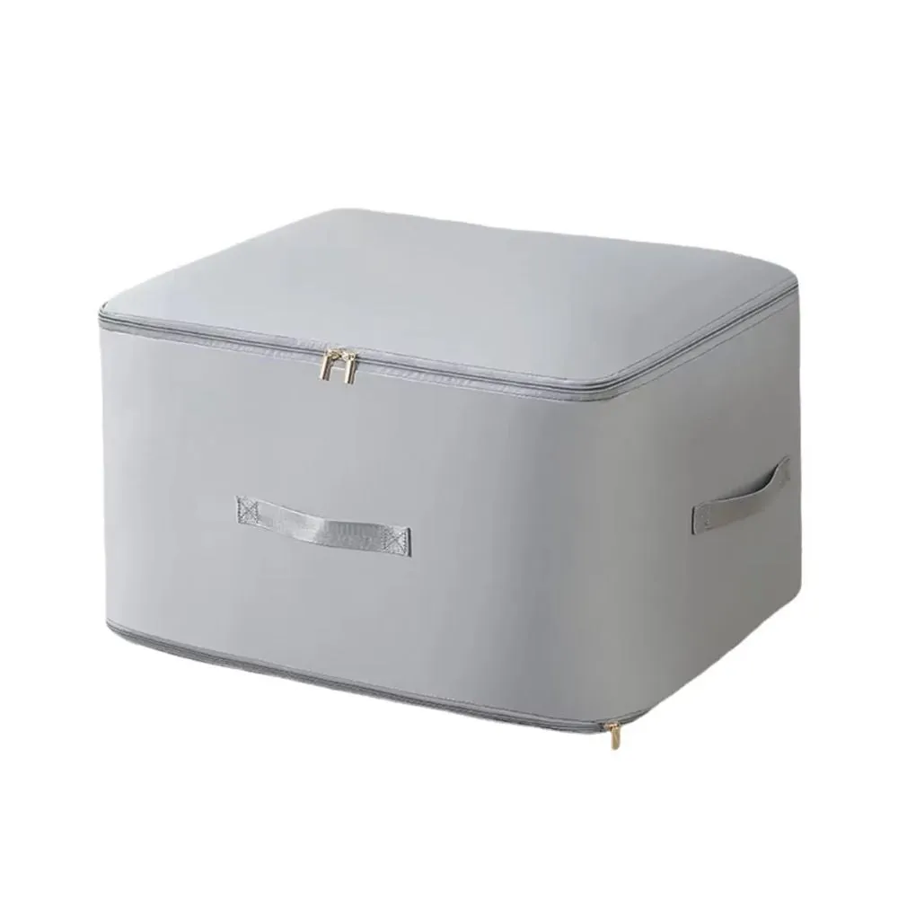 ANYHOUZ Storage Bag Light Grey Durable Heavy Duty Packing Cubes For Beddings And Blankets