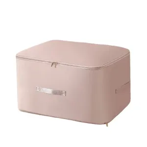 ANYHOUZ Storage Bag Pink Durable Heavy Duty Packing Cubes For Beddings And Blankets
