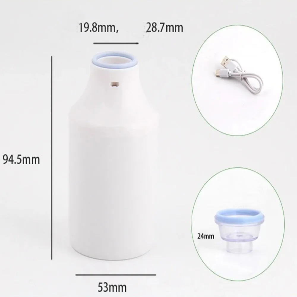 ANYHOUZ Vacuum Sealer White Rechargeable Mini Handheld Kitchen Tools