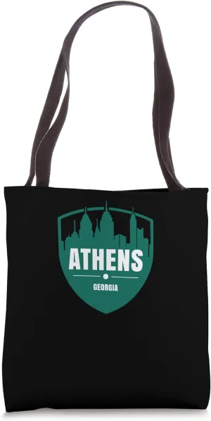 Athens Georgia GA US Cities Athenian Retro Vintage US States Tote Bag