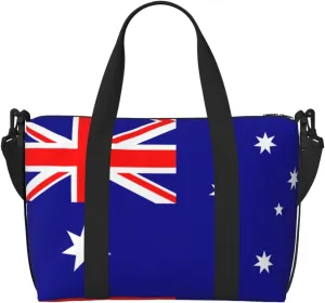 Australian flag Versatile Personal Item Travel Bags for Women - Spacious Duffel Bags for Traveling, Gym Bags for Men