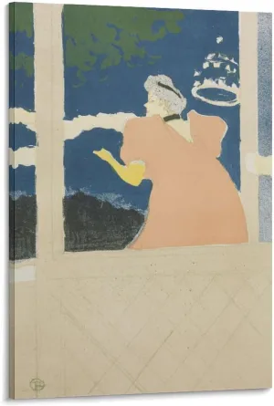 Aux Ambassadeurs by Henri De Toulouse-Lautrec Gifts Canvas Painting Poster Wall Art Decorative Picture Prints Modern Decor Framed-unframed 24x36inch(60x90cm)