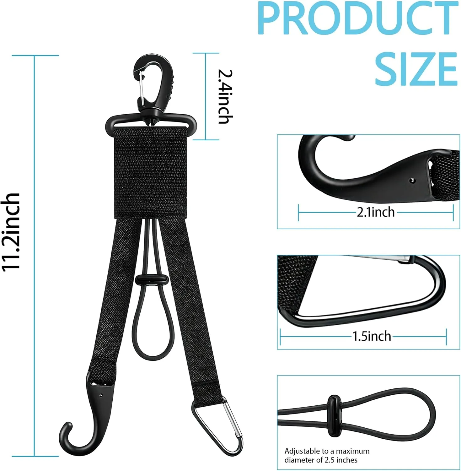Baseball 3 in 1 Multifunctional Hook, Baseball & Softball Gear Hanger with Bat Holder, Glove Clip, Helmet Hook, Water Bottle Holder (10 Pcs)