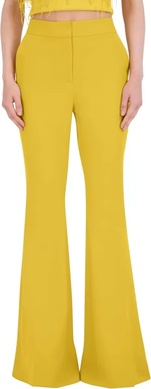 BCBGMAXAZRIA Women's Woven Flare Pants
