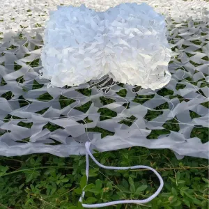 Beige Reinforce Camouflage Net,Decoration Camo Net for Party Decoration,Garden Sunscreen Nets,150D Oxford Fabric Customizable,Breathable/Anti-UV(1x1m(3.3x3.3ft))