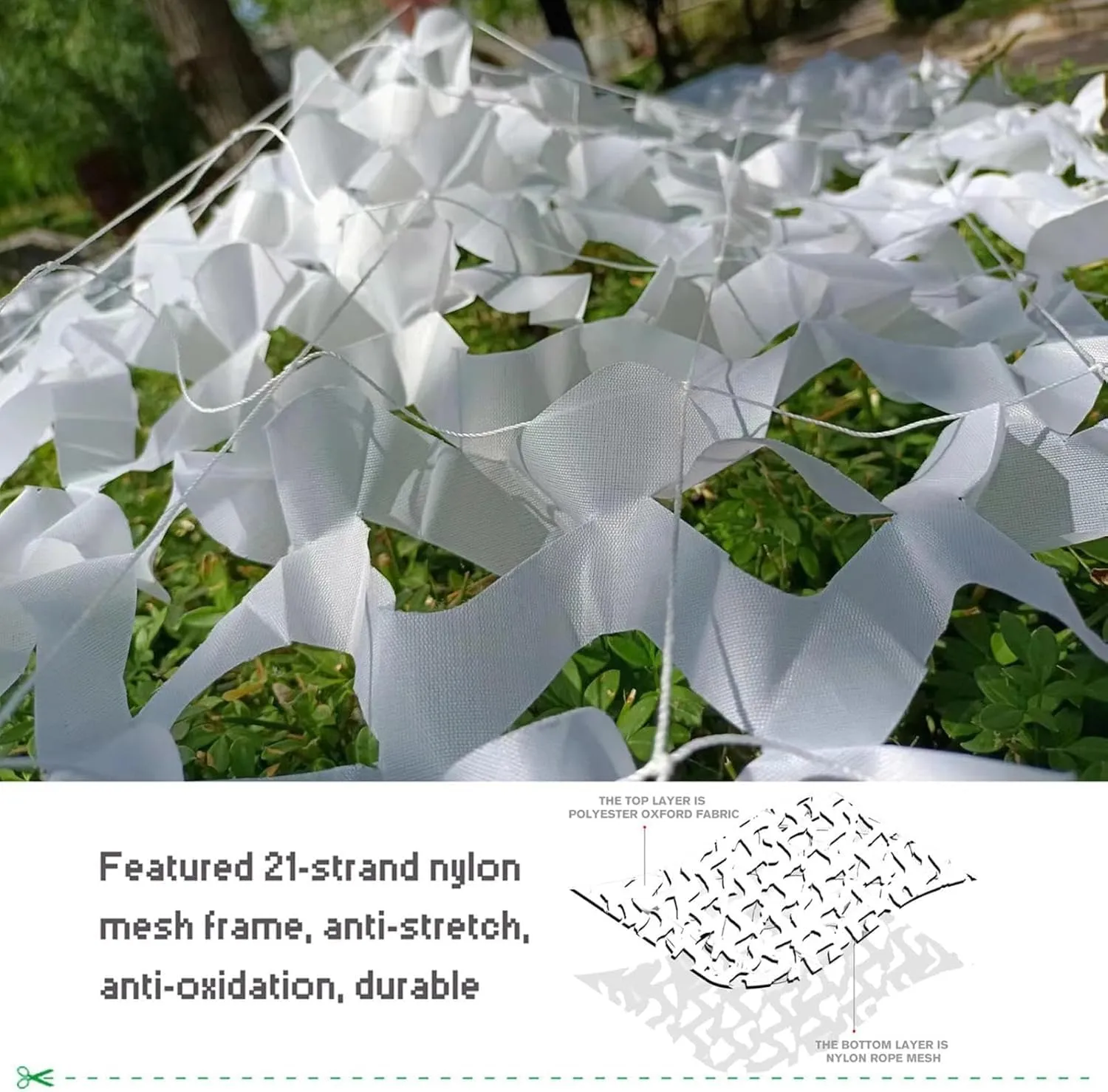 Beige Reinforce Camouflage Net,Decoration Camo Net for Party Decoration,Garden Sunscreen Nets,150D Oxford Fabric Customizable,Breathable/Anti-UV(1x1m(3.3x3.3ft))