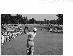 Ben Hogan 1950 Us Golf Open Black & White Retro Old Photo Poster Canvas Print Poster 12x18inch(30x45cm)