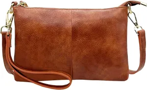 Beurlike Leather Wristlet Wallet Clutch Purses For Women Small Crossbody Phone Bags
