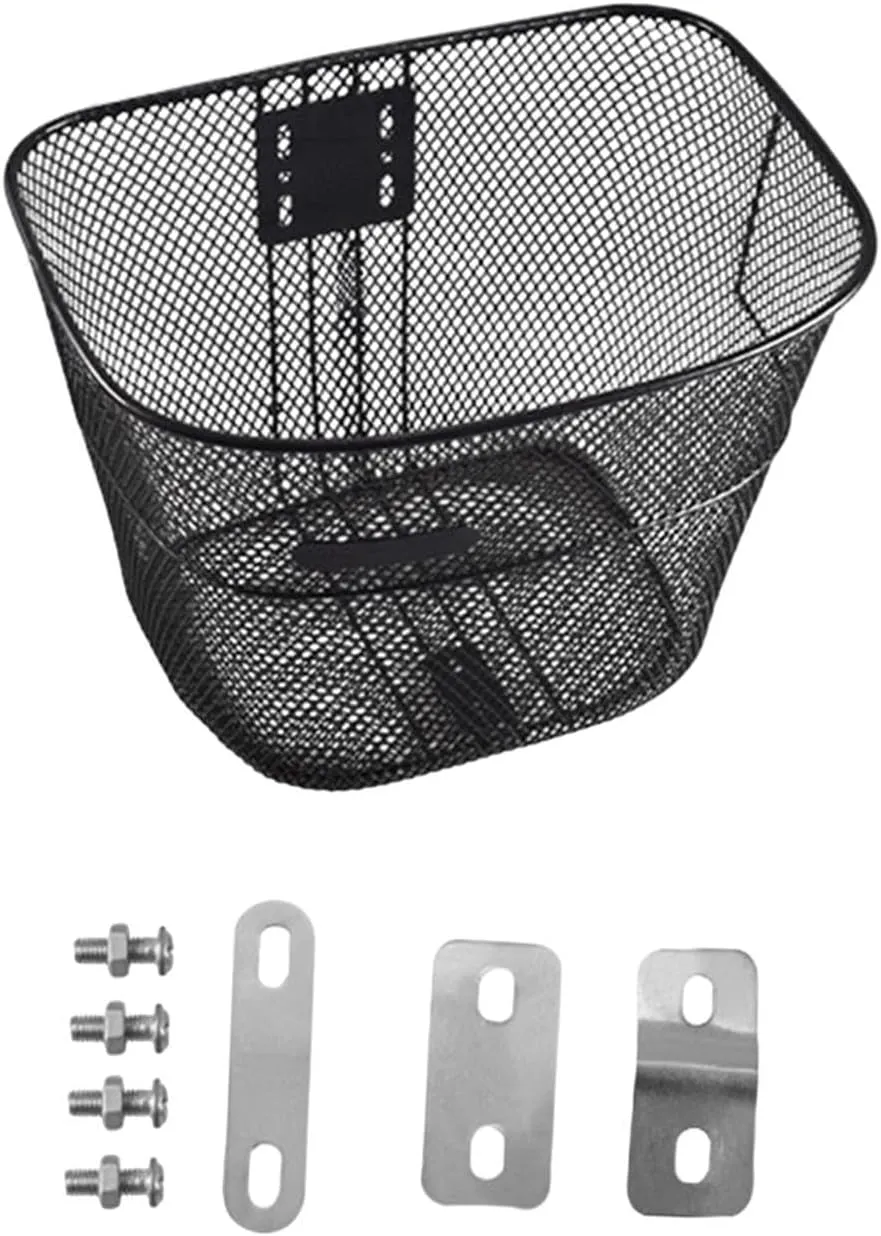 Bike Front Storage Basket for Carrying Essentials on Rides