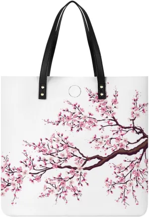 Black And White Piano Keys with Musical Notes Leather Handbag with Large Space, Fashionable Handbag