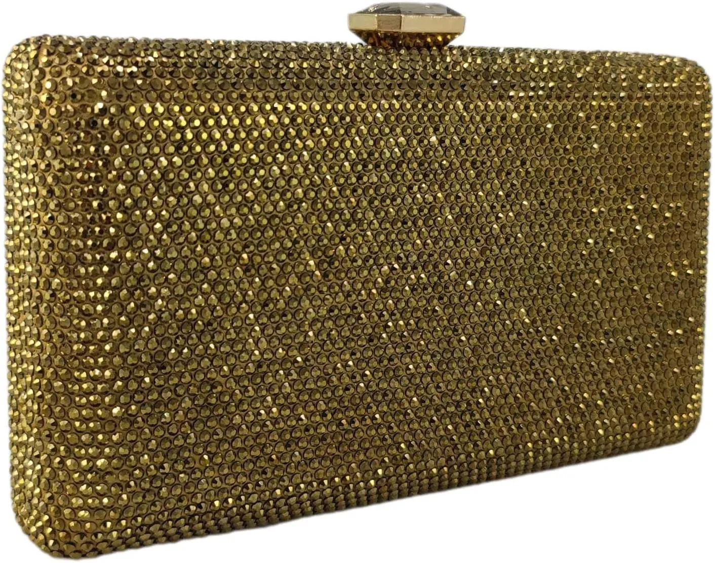 Boutique De FGG Crystal Evening Bags for Women Formal Party Box Clutch Wedding Rhinestone Handbags Bridal Clutch Purse,Mini
