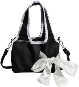Bow Purse Y2k Purse Cute Purses for Women Shoulder Bag for Women Designer Handbags for Women (Grey,One Size)