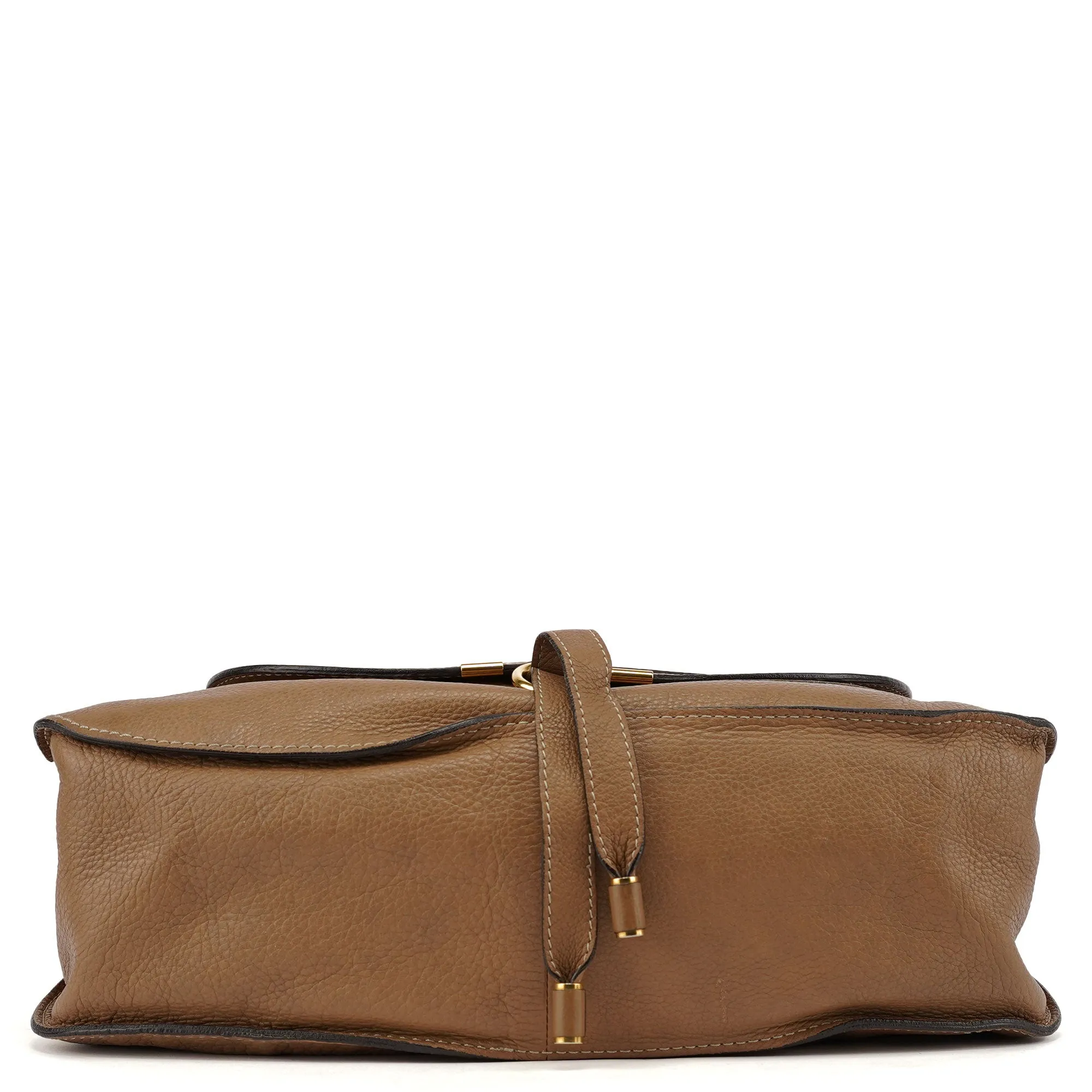 Brown Leather Marcie Handbag