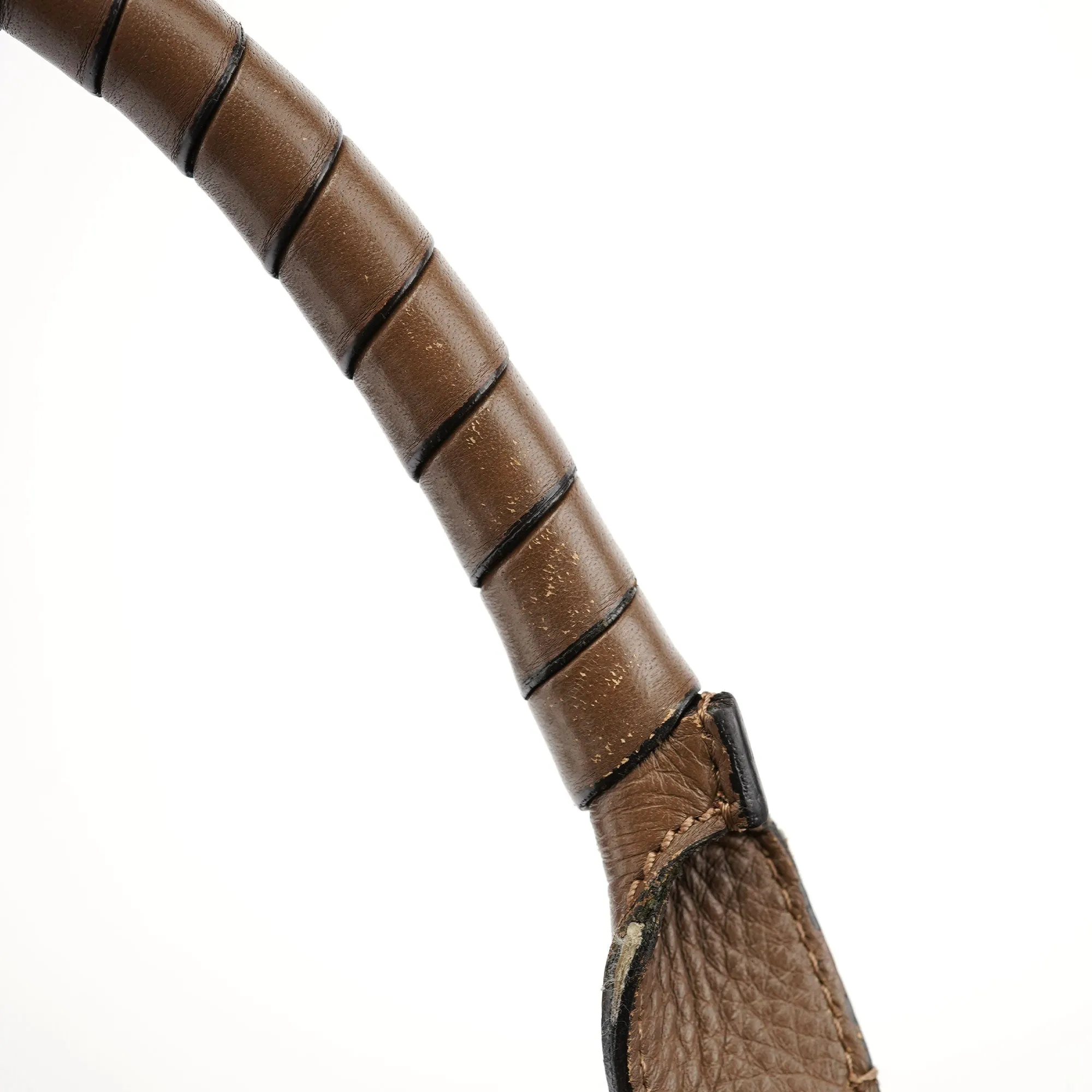 Brown Leather Marcie Handbag