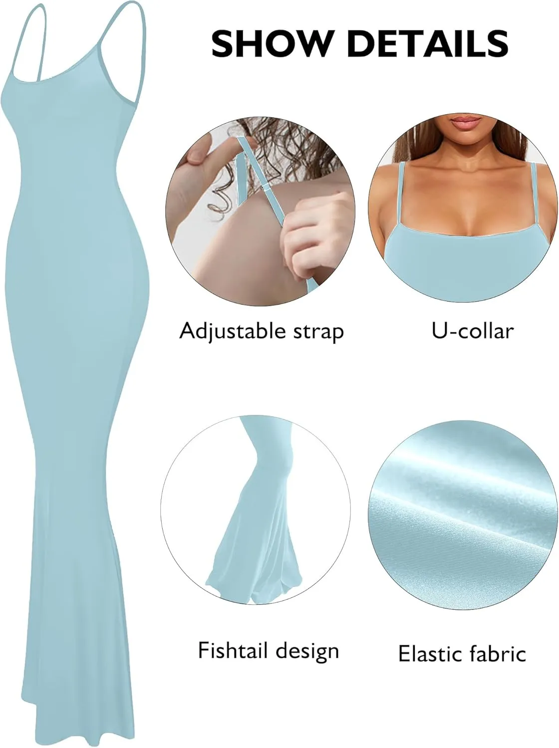 Buauty Womens Summer Dress Bodycon Maxi Dress Sleeveless Casual Long Dresses 2025 Spaghetti Strap Slip Elegant Evening Party
