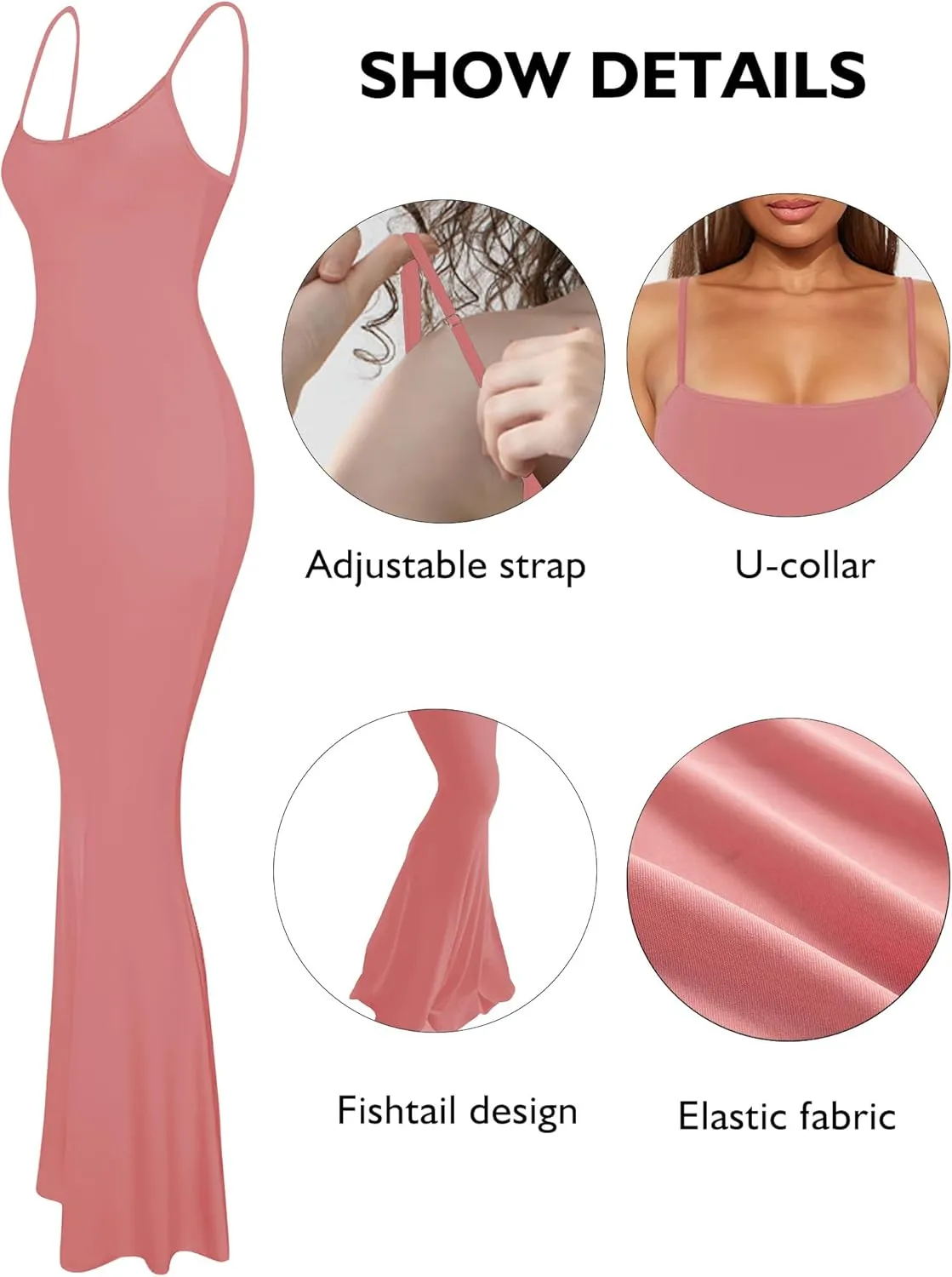 Buauty Womens Summer Dress Bodycon Maxi Dress Sleeveless Casual Long Dresses 2025 Spaghetti Strap Slip Elegant Evening Party