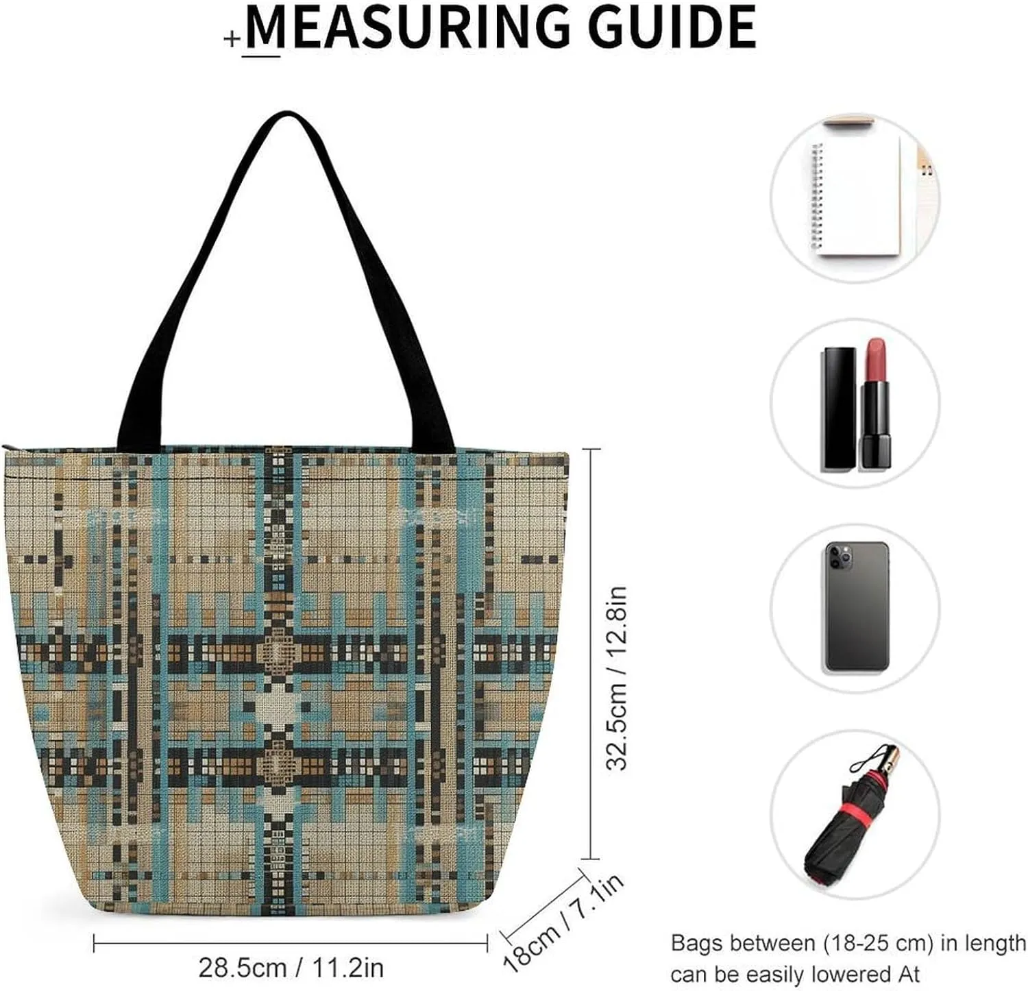 Burr Texture Style Tote Bag for Women Grocery Bags Foldable Shopping Bag Large Reusable Handbags for Work Travel
