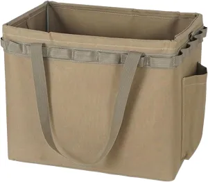 Camping Storage Bag, Canvas Bag for Camping, Hiking, Portable Waterproof Camping Storage Bag for Hiking, Khaki, Consulte la Descripción, See description, Khaki, Consulte la descripción, See
