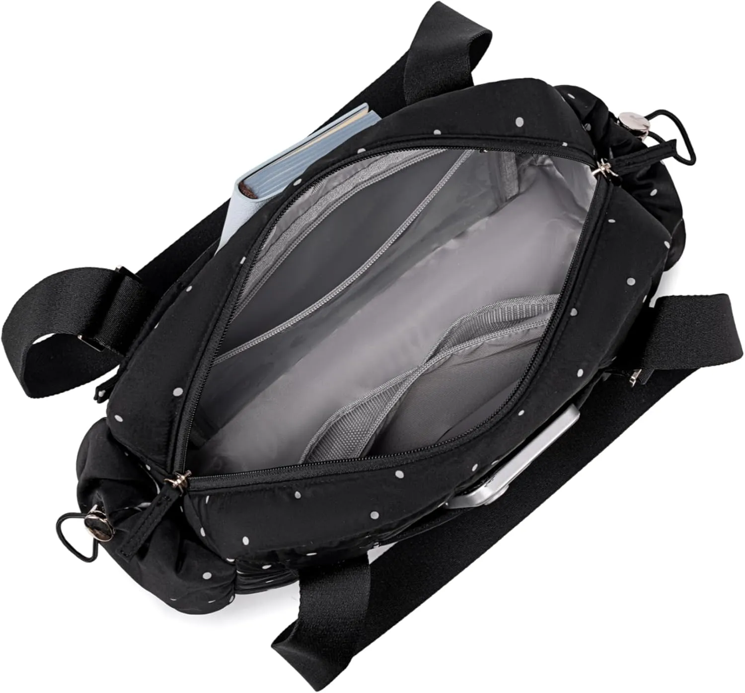 CAMTOP Mini Gym Bag for Women, Small Gym Tote Bag Puffy Quilted Sports Duffel Bag with Wet Compartment and Coin Purse Duffel Bags Dance Yoga Workout Bag