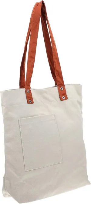 Canvas Shopping Bag Reusable Grocery Bags Large Capacity Beach Tote Carrying Pouch